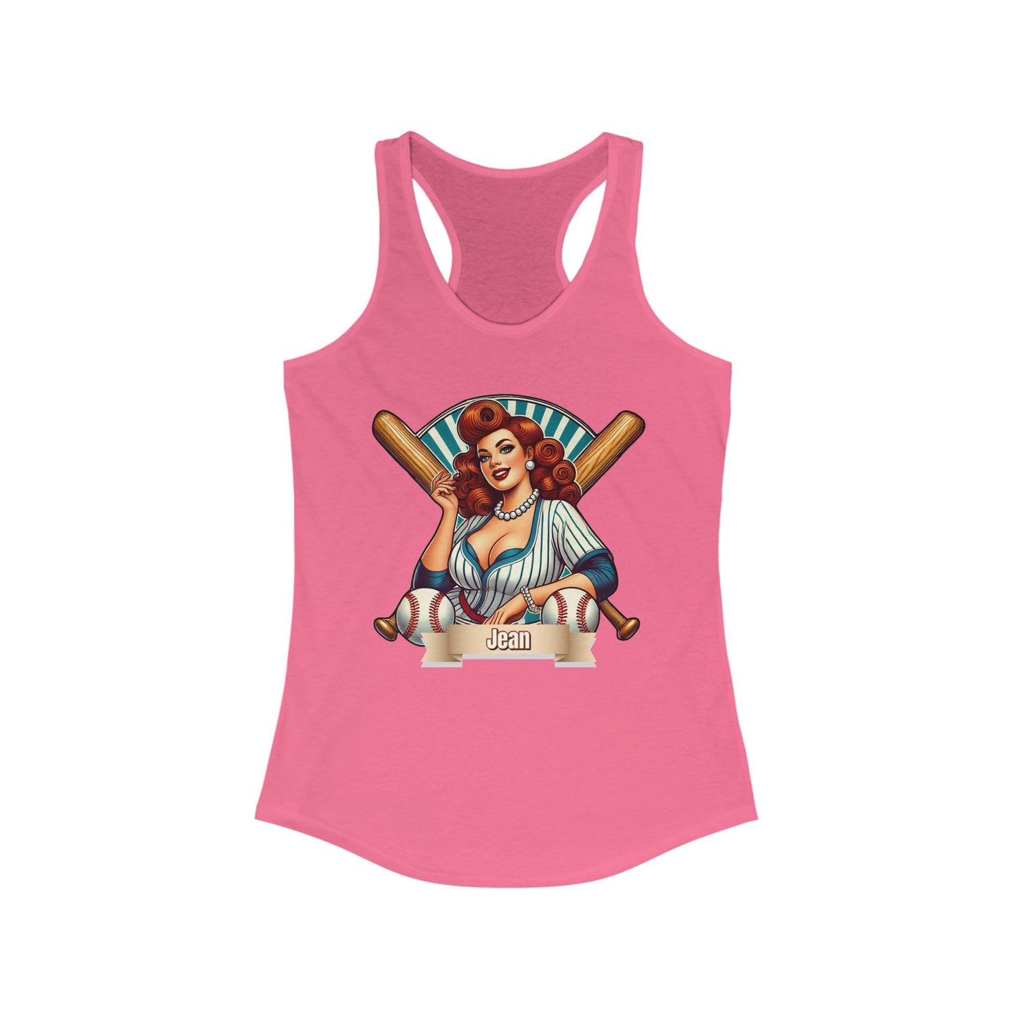 Slump Buster Jean Baseball Mom Tank