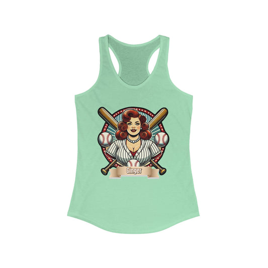 Slump Buster Ginger Baseball Mom Tank