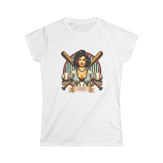 Slump Buster Becky Baseball Mom Tee