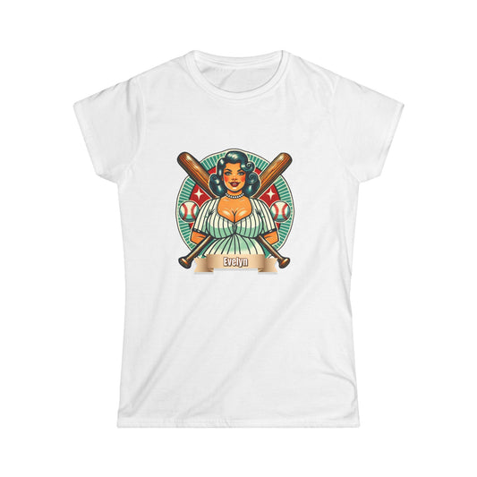 Slump Buster Evelyn Baseball Mom Tee