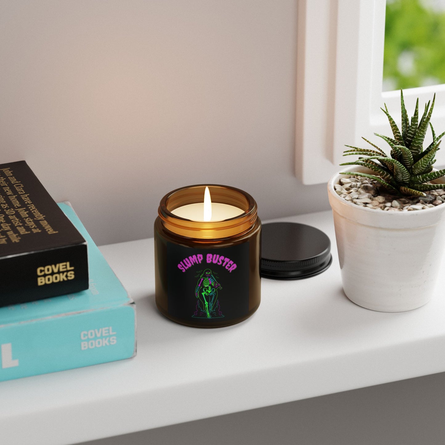 No Bones About It Unscented Soy Candle