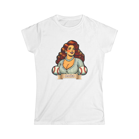 Slump Buster Jessica Baseball Mom Tee