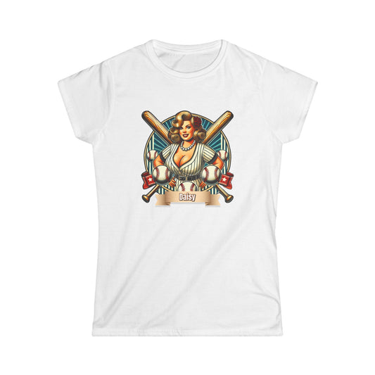 Slump Buster Daisy Baseball Mom Tee