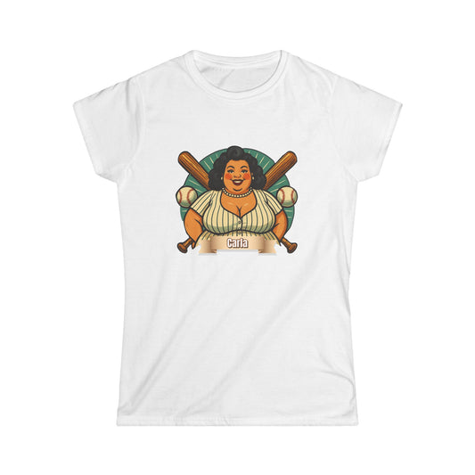 Slump Buster Carla Baseball Mom Tee