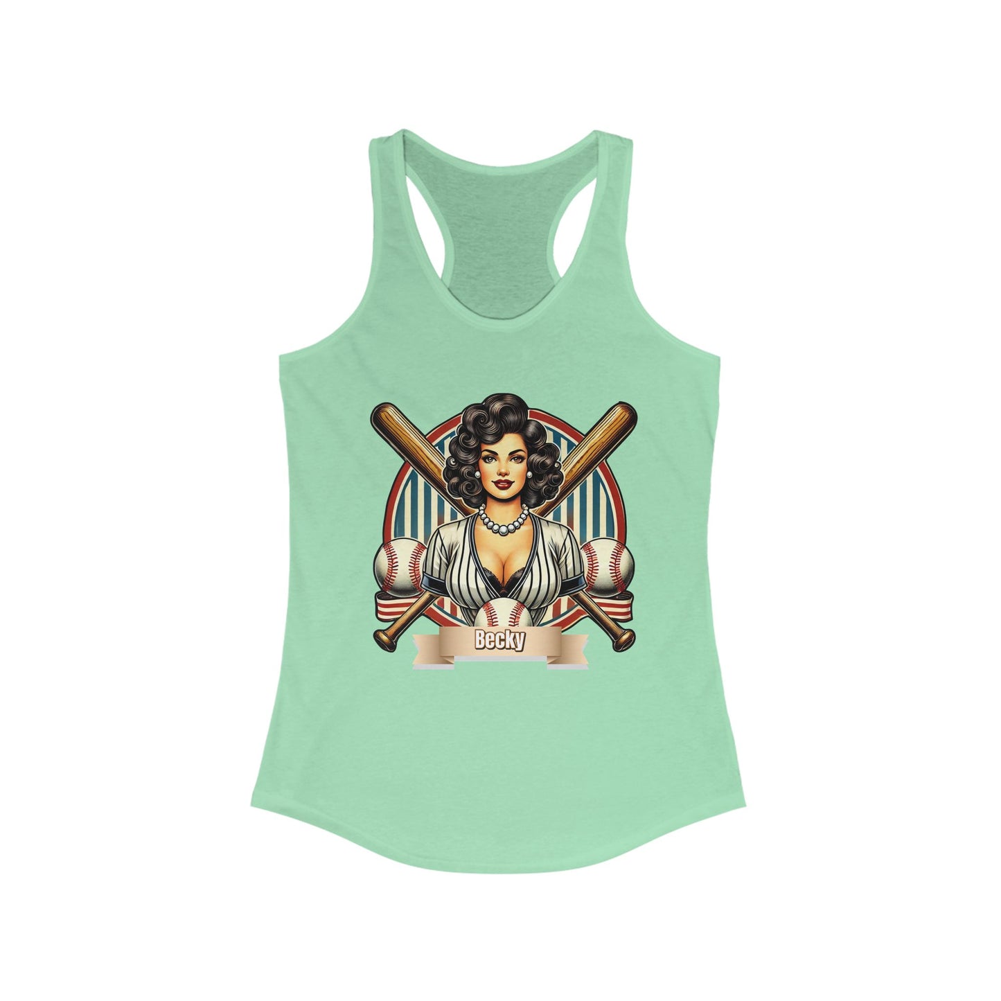Slump Buster Becky Baseball Mom Tank