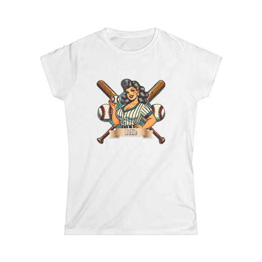 Slump Buster Belle Baseball Mom Tee