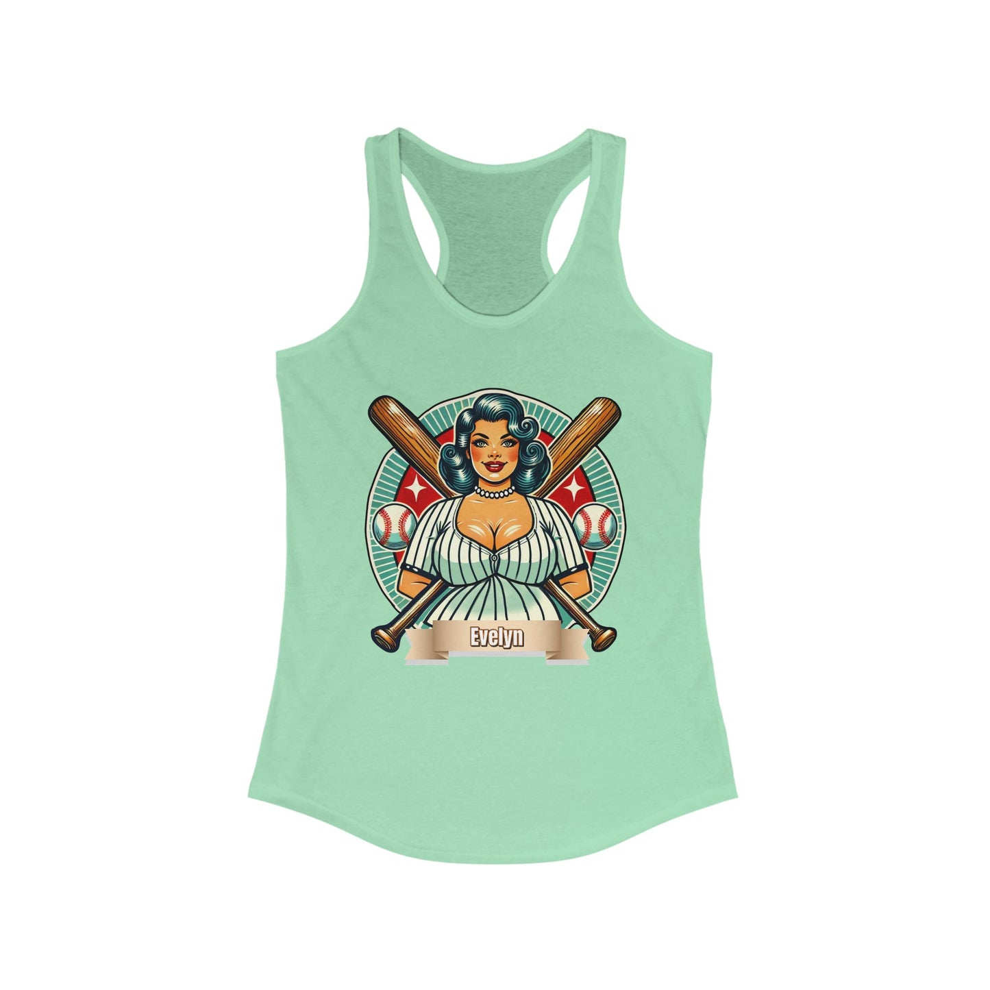 Slump Buster Evelyn Baseball Mom Tank
