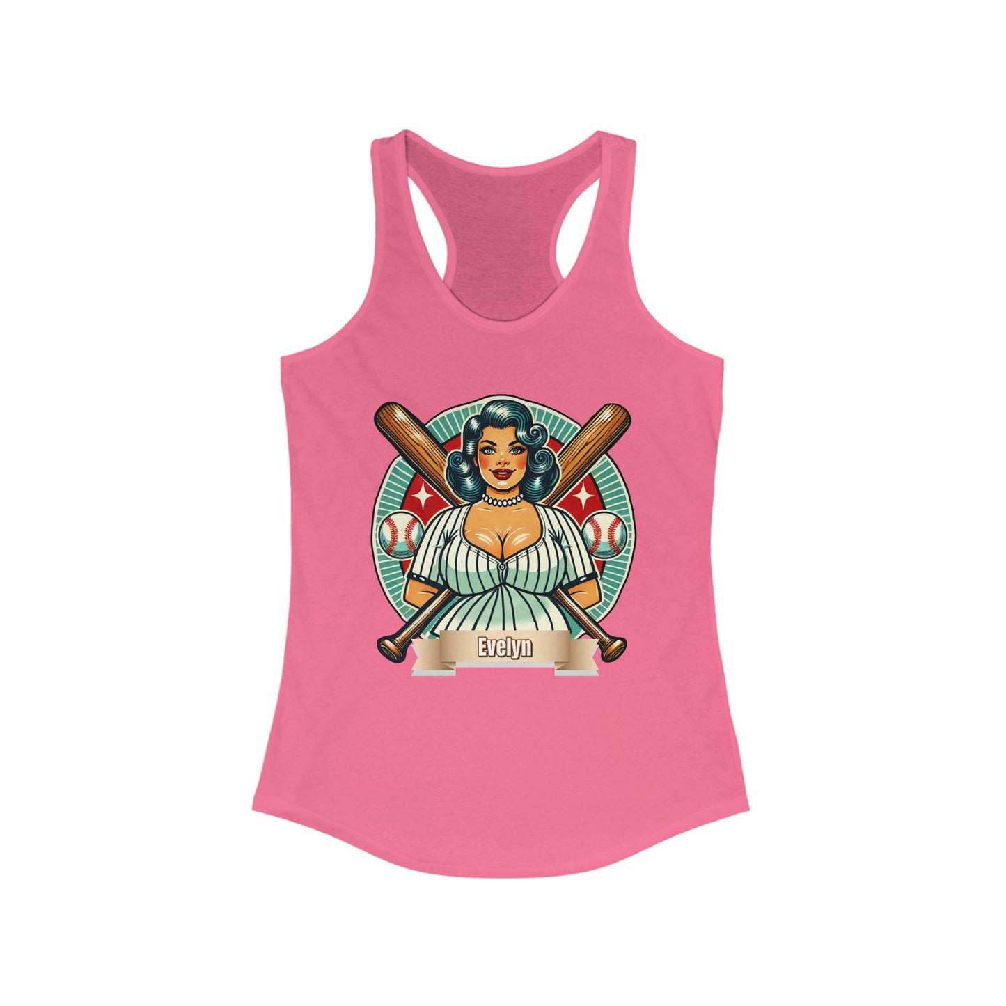 Slump Buster Evelyn Baseball Mom Tank