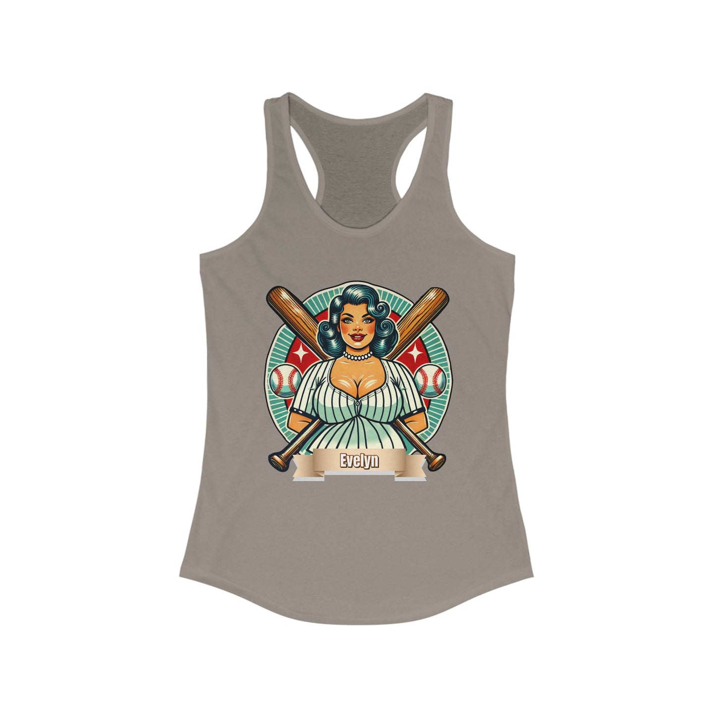Slump Buster Evelyn Baseball Mom Tank