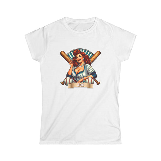 Slump Buster Jean Baseball Mom Tee